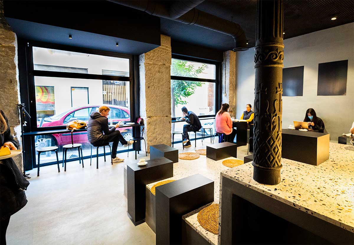 HanSo Café, cafetería en Madrid. Interiorismo de Triscaideca (foto 3)