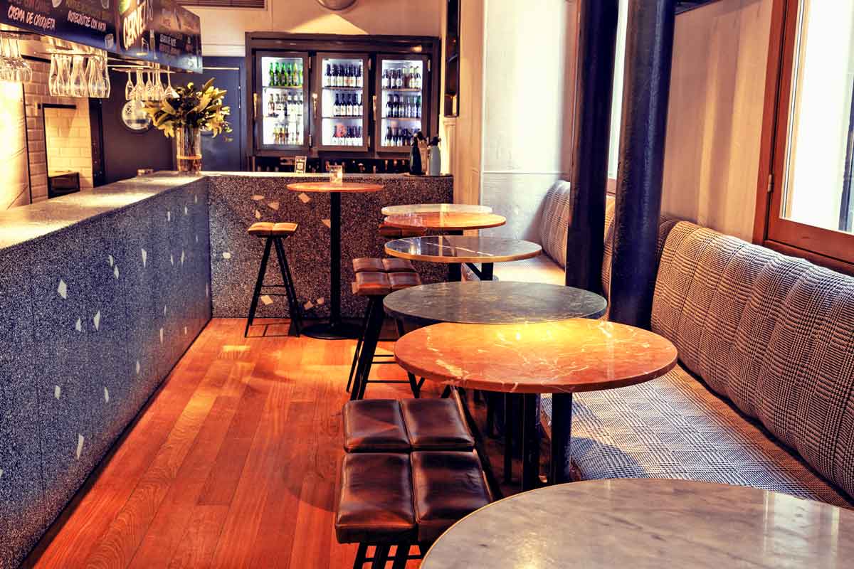 La Musa Latina, restaurante en Madrid. Interiorismo de Triscaideca (foto 6)