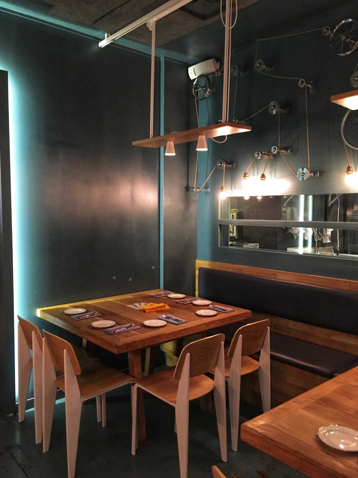 La Musa Malasaña, restaurante en Madrid. Interiorismo de Triscaideca (foto 8)