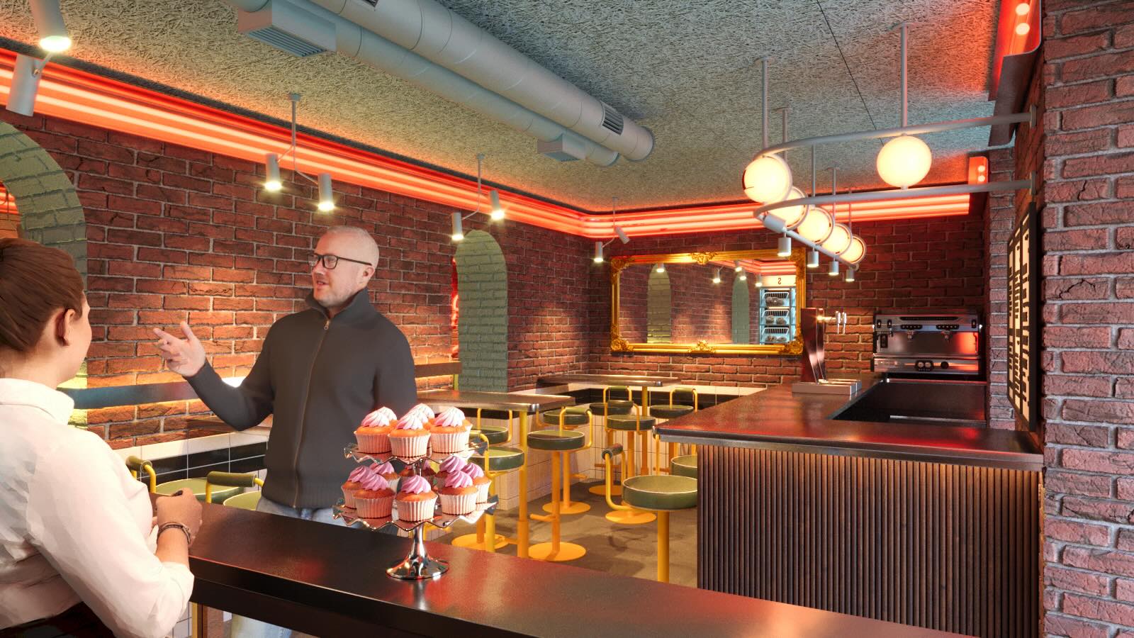 Mazal Bagels, restaurante en Madrid. Interiorismo de Triscaideca (foto 3)
