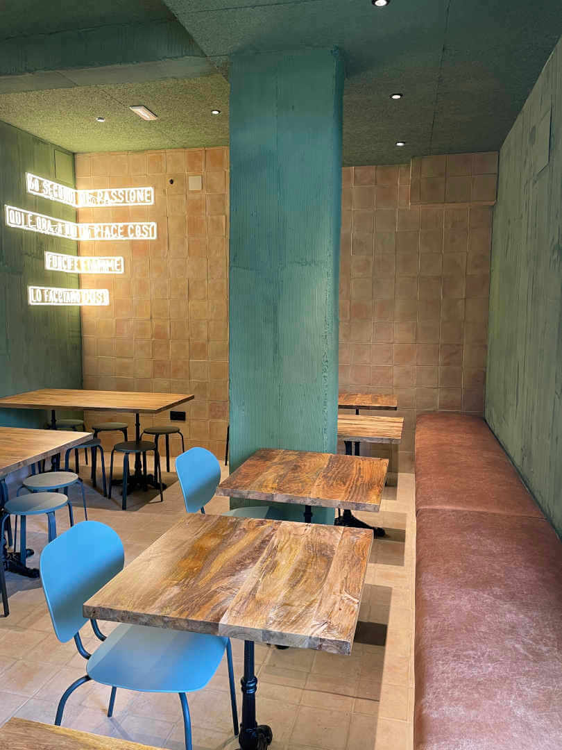NAP Alberto Alcocer, pizzería en Madrid. Interiorismo de Triscaideca (foto 7)