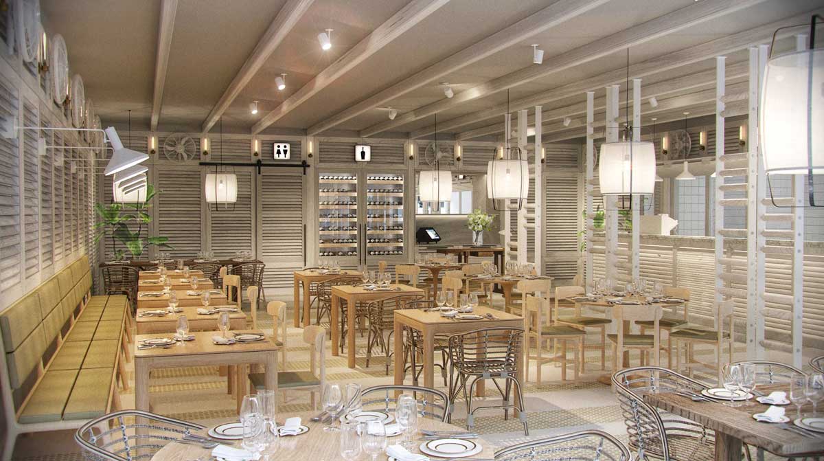 Tramonti, restaurante en Girona. Interiorismo de Triscaideca (foto 4)